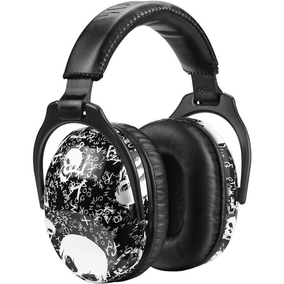 Kids Teens Noise Cancelling Headphones Autism Sensory Ear Protection Skulls - Picture 1 of 12